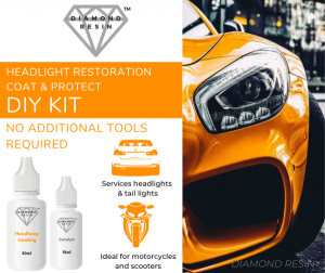 Diamond Resin DIY Headlight Restoration Kit