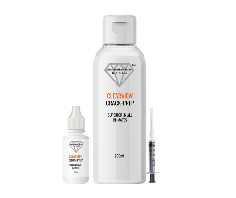 Autoscreenz Windscreen Repair Kit - Diamond Resin ClearView Crack Prep